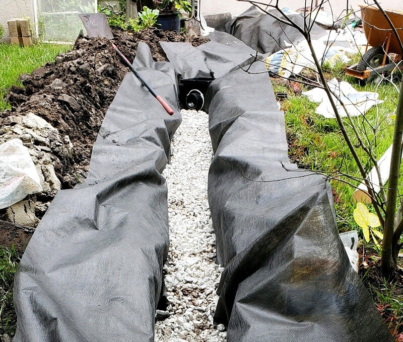 french-drain-Drainage-Solutions-How-to-install-garden-drainage-guide